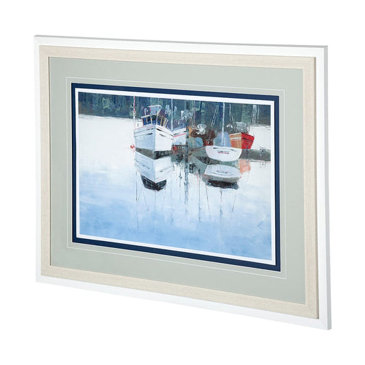 Mercana - Dock Tight by Mercana Studio a Framed Art Print Matted under Glass - 12605 view 2