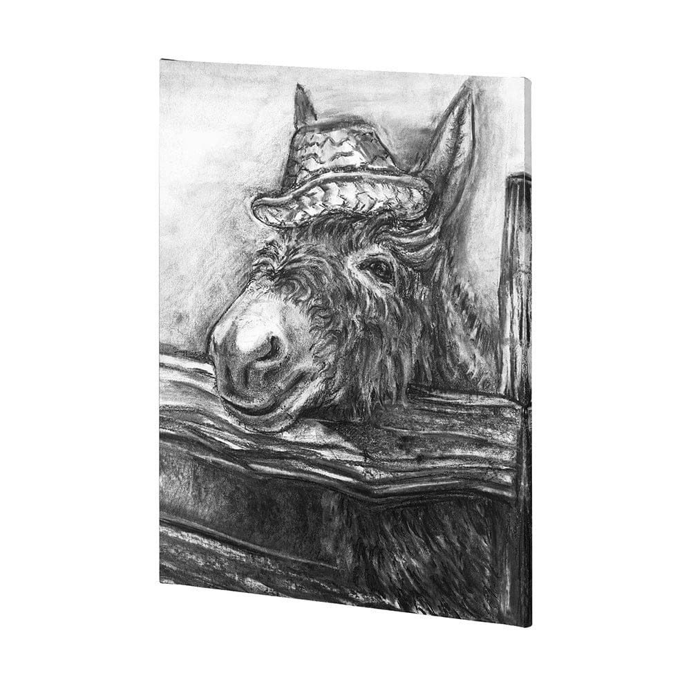 Mercana - Donkey I by Mercana Studio a Hand Embellished Textured Canvas - 101473-L view 1