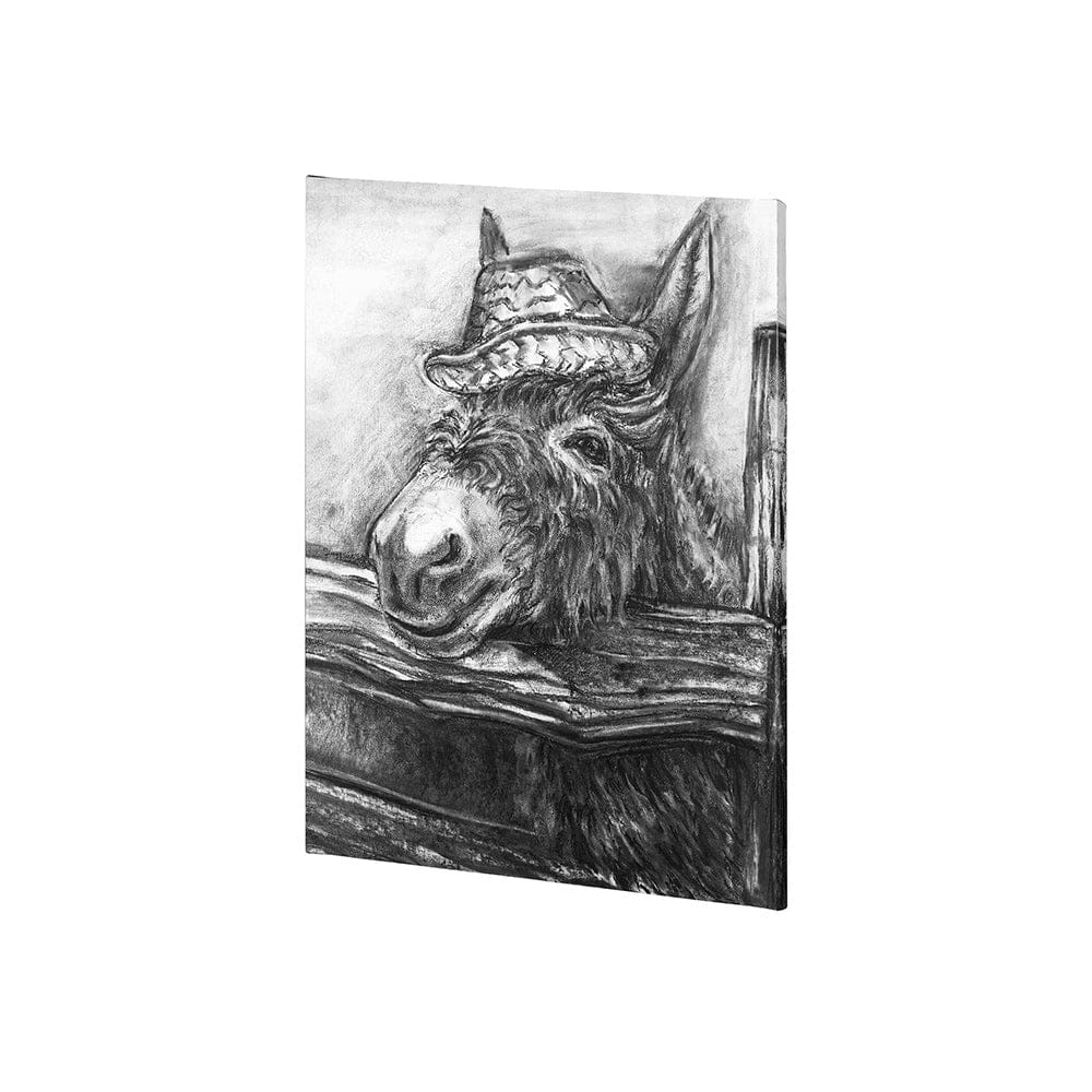 Mercana - Donkey I by Mercana Studio a Hand Embellished Textured Canvas - 101473-S view 1