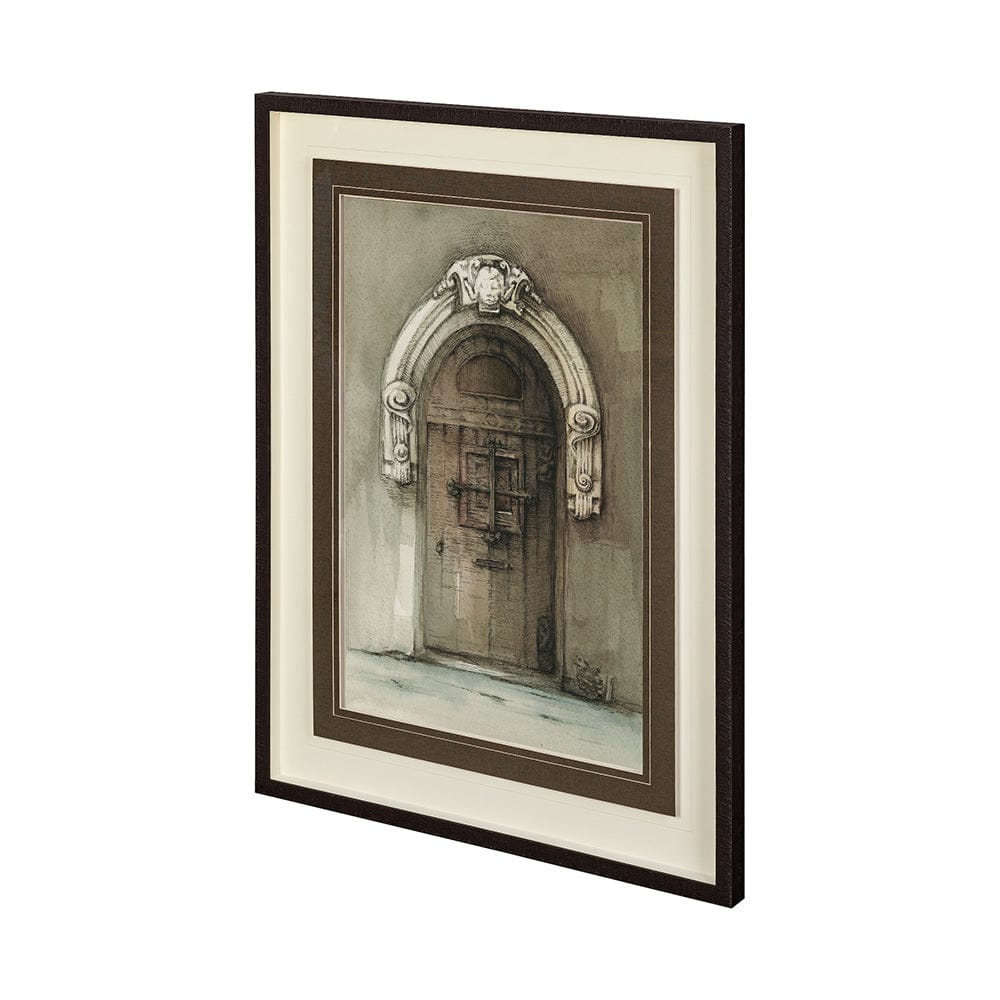 Mercana - Door I by Mercana Studio a Hand Embellished Textured Framed Art Print Matted under Glass - 12268 view 1