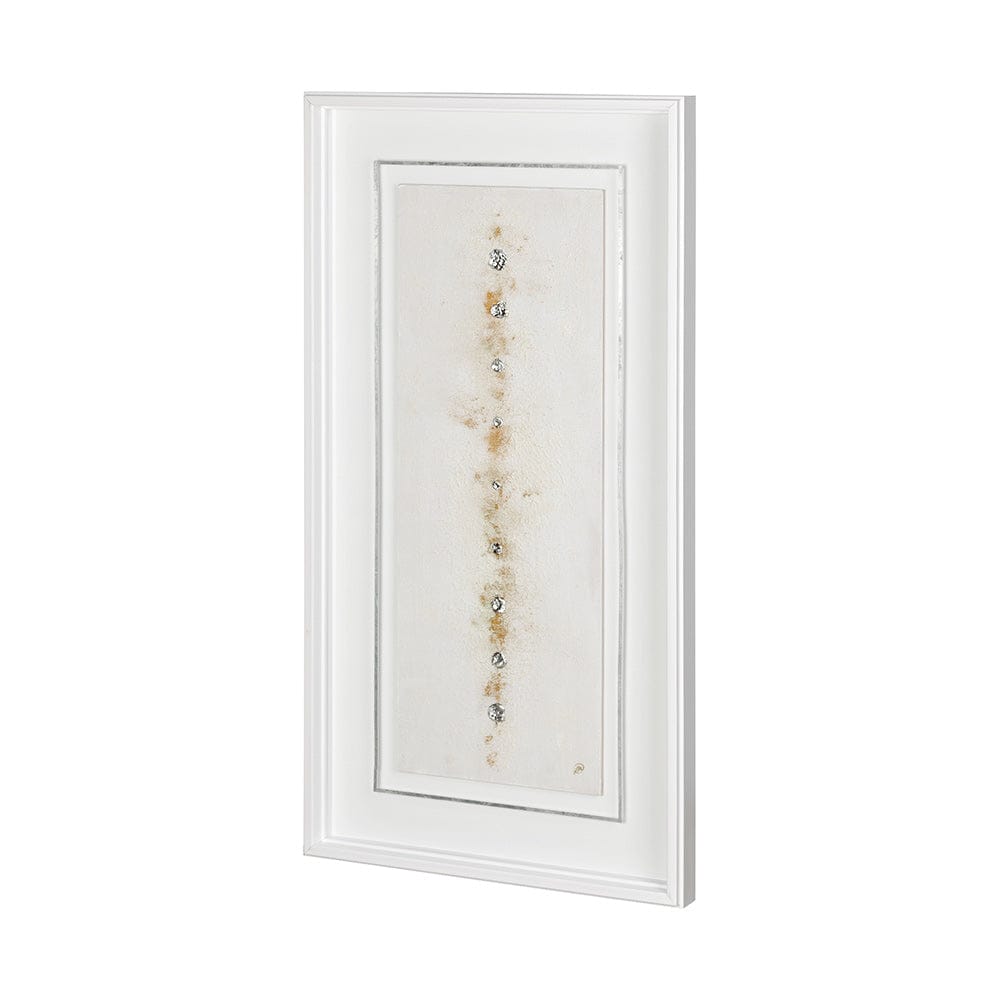 Mercana - Dots II-Silver by Studio M a handmade Original Framed Artwork under Glass - 12430 view 1