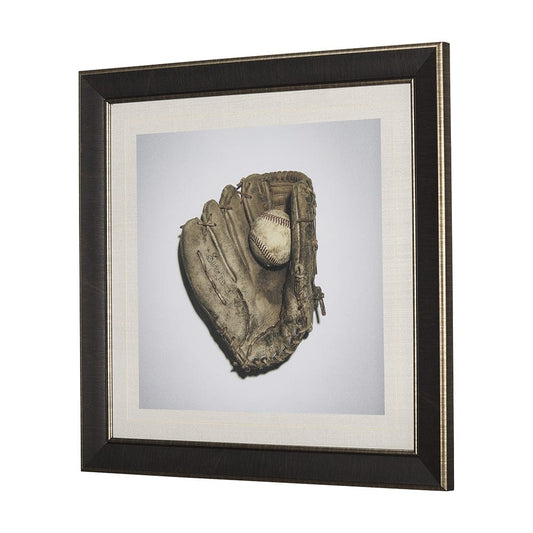 Mercana - Double Play I by Mercana Studio a Hand Embellished Textured Framed Art Print Matted under Glass - 14660 view 2