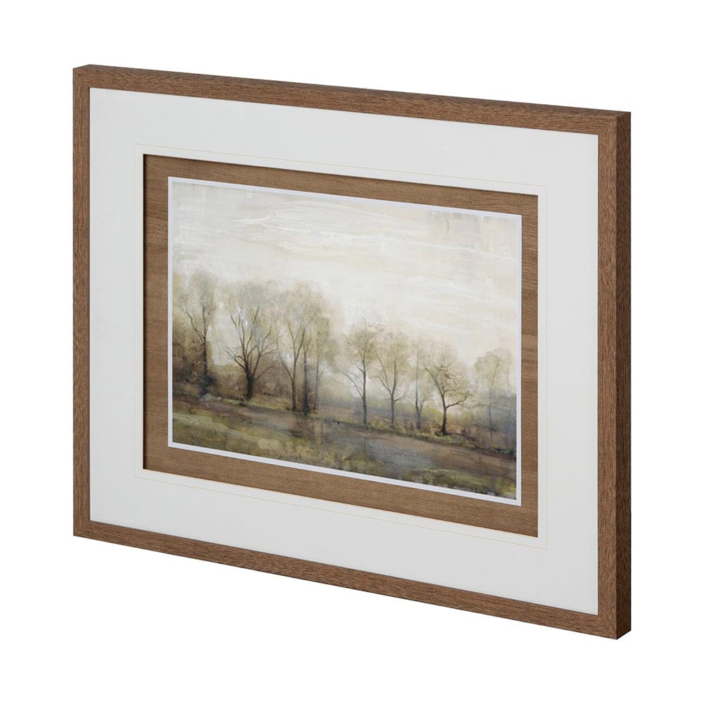 Mercana - Dreams & Trees Landscape by Matina Theodosiou Hand Embellished Framed Art Print Matted under Glass - 12075 view 1