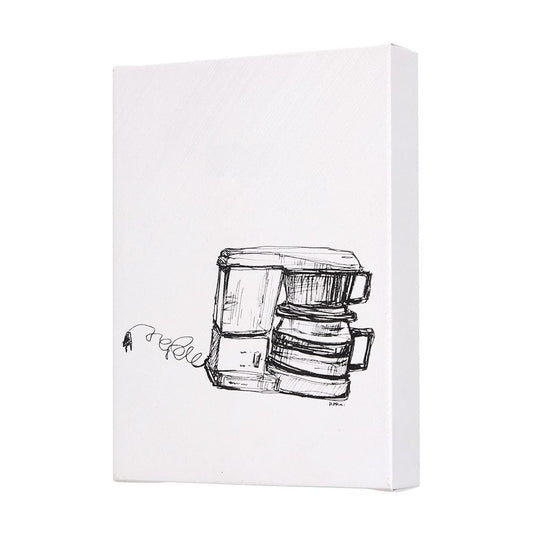 Mercana - Drip Coffee Maker by Mercana Studio a Hand Embellished Textured Canvas - 102436-L view 2