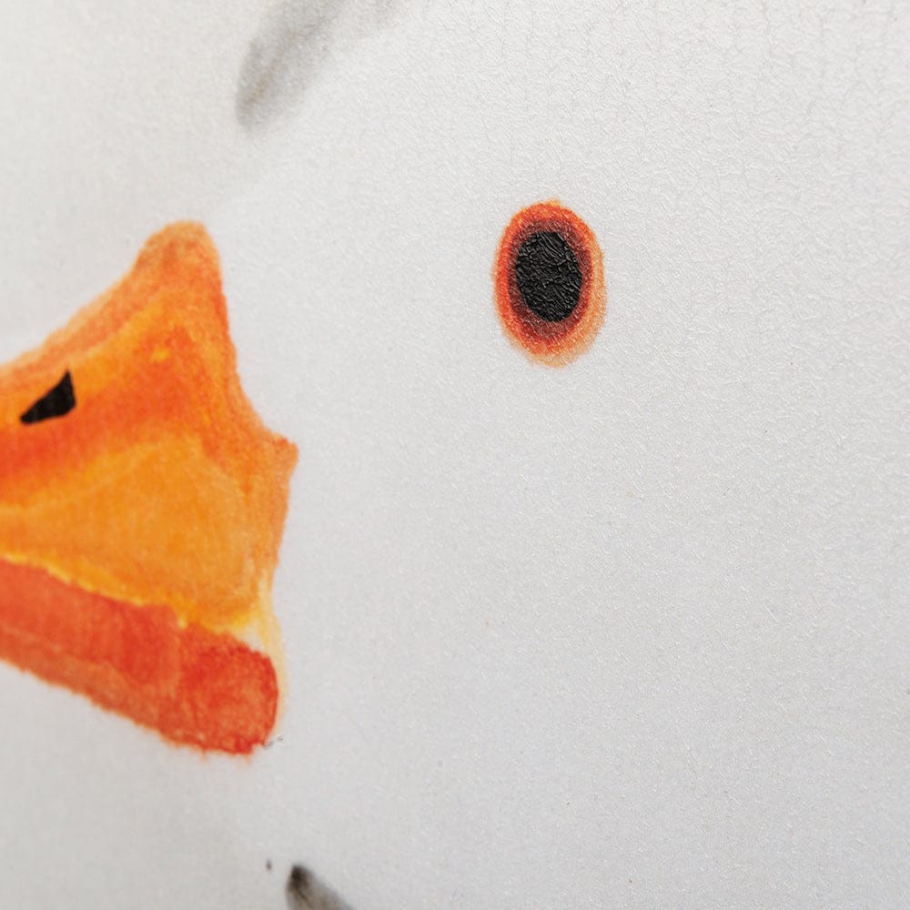 Mercana - Duck Gazing I by Mercana Studio a Hand Embellished Textured Framed Art Print - 13664 view 7