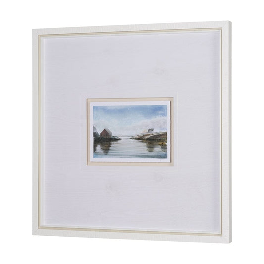 Mercana - East Coast View I by Mercana Studio a Hand Embellished Framed Art Print Matted under Glass - 15603 view 2