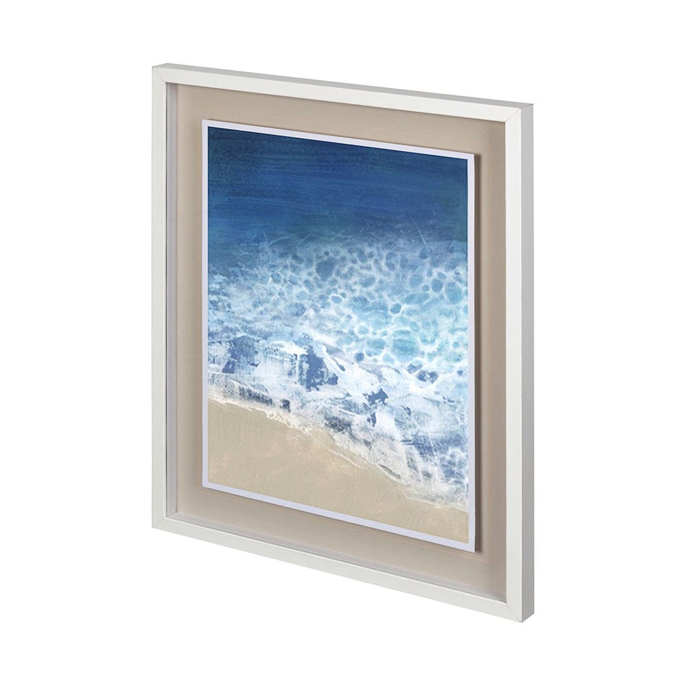 Mercana - Ebb & Flow II by Victoria Borges a Hand Embellished Textured Framed Art Print Matted under Glass - 12296 view 1