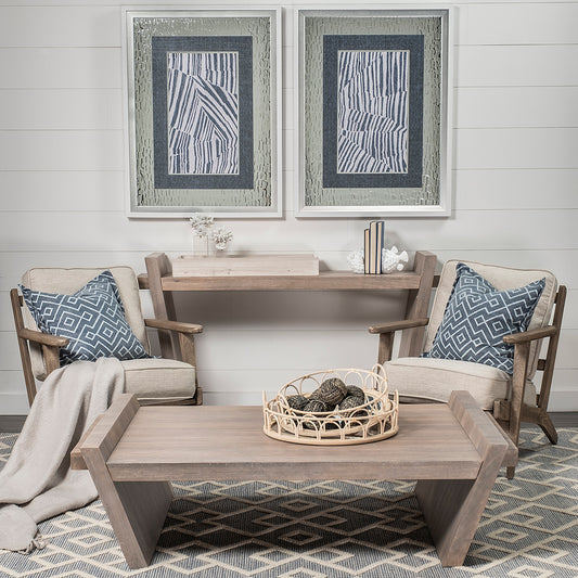 Mercana - Elaine III 60L x 16W Brown Wood Angled Leg Console Table - 68747 view 2