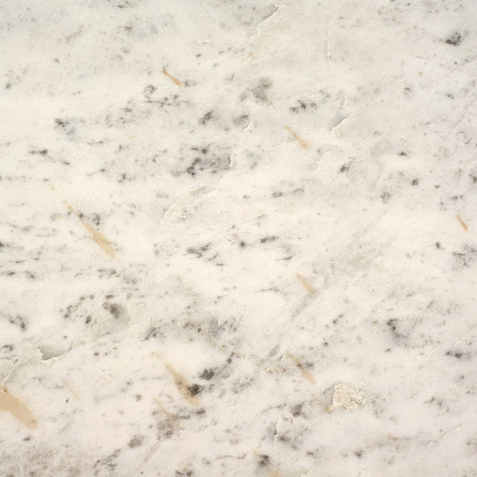 Mercana - Emslie III 30" Round White Marble Top Black Metal Base Dining Table - 67504-AB view 2