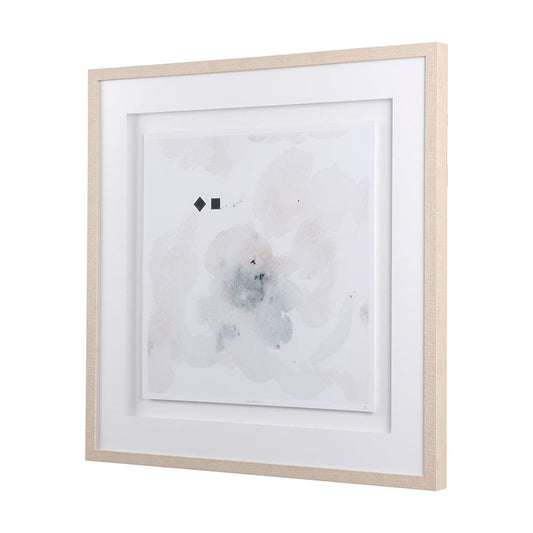 Mercana - Equilibrium III by Mercana Studio a Hand Embellished Textured Framed Art Print Matted under Glass - 14089 view 2