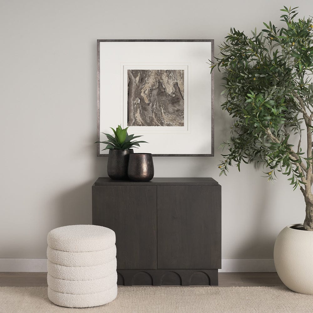 Mercana - Evergreen Bark by Studio M a handmade Original Framed Artwork under Glass - 15094 view 8