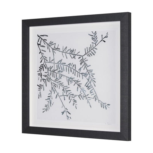Mercana - Evergreen Branches I by Mercana Studio a Hand Embellished Framed Art Print Matted under Glass - 15544 view 2
