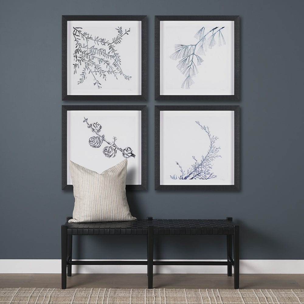 Mercana - Evergreen Branches II by Mercana Studio a Hand Embellished Framed Art Print Matted under Glass - 15545 view 8