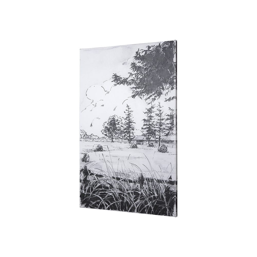 Mercana - Farm View II by Mercana Studio a Hand Embellished Textured Canvas - 102099-S view 8