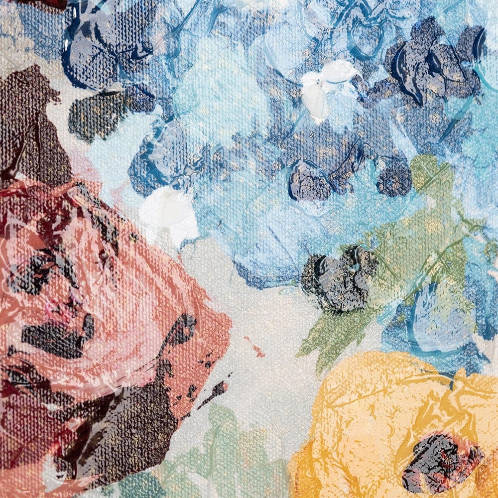 Mercana - Farmhouse Flowers I by Barbara Fleming a Hand Embellished Textured Canvas - 101851-S view 4