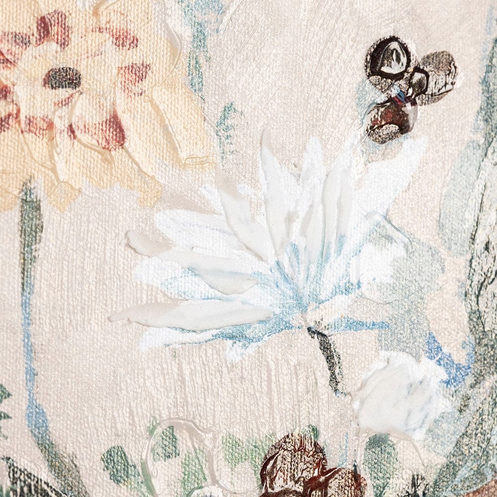 Mercana - Farmhouse Flowers II by Barbara Fleming a Hand Embellished Textured Canvas - 101852-S view 4