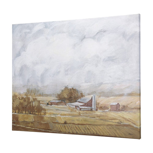 Mercana - Farmland view II by Mercana Studio a Hand Embellished Textured Canvas - 102328-S view 2