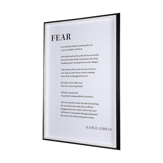 Mercana - Fear by Mercana Studio a Hand Embellished Textured Framed Art Photograph Matted under Glass - 14948 view 2