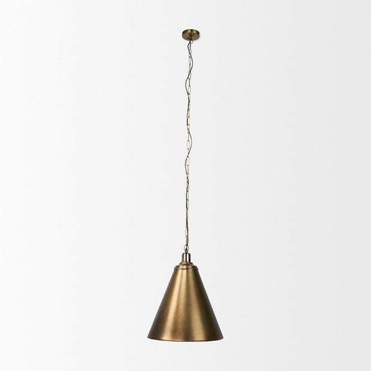 Mercana - Fenton 18.0L x 18.0W x 23.0H Gold W/Gold Accents Pendant Light - 69344_CLOSEOUT view 2