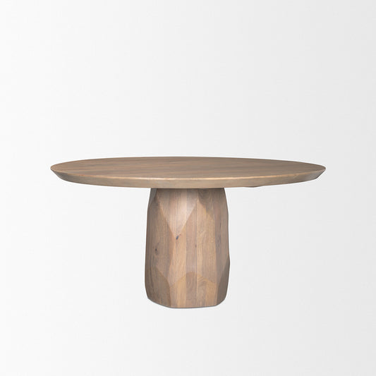 Mercana - Fitzgerald 60" Light Brown Wood Dining Table - 70570-AB view 2