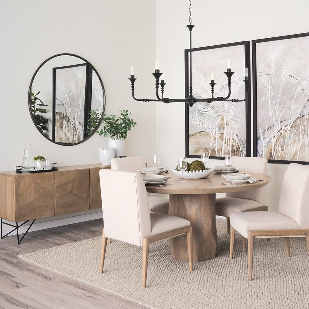 Mercana - Fitzgerald 60" Light Brown Wood Dining Table - 70570-AB view 9