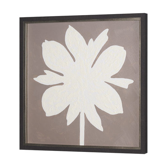 Mercana - Floral Silhouettes III by Liz Jardine a Hand Embelished Textured Framed Art Print - 15453 view 2