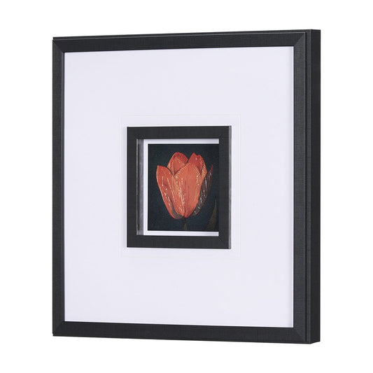 Mercana - Flower Portrait II by Mercana Studio a Hand Embellished Textured Framed Art Print Matted under Glass - 15225 view 2