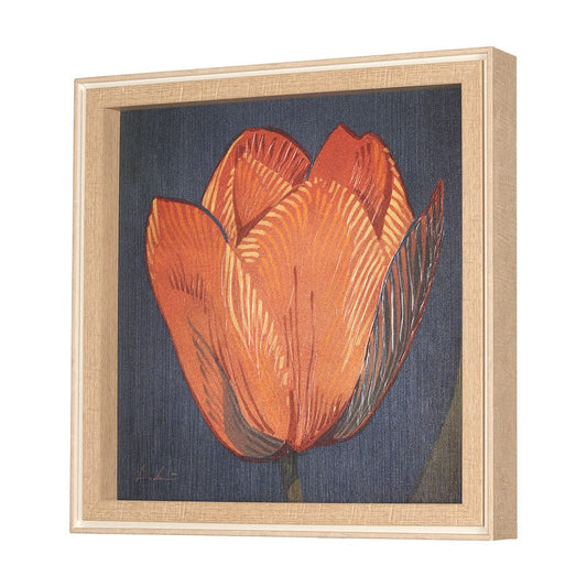 Mercana - Flower Portrait II TULIP by Mercana Studio a Hand Embellished Textured Framed Art Print - 15242 view 2