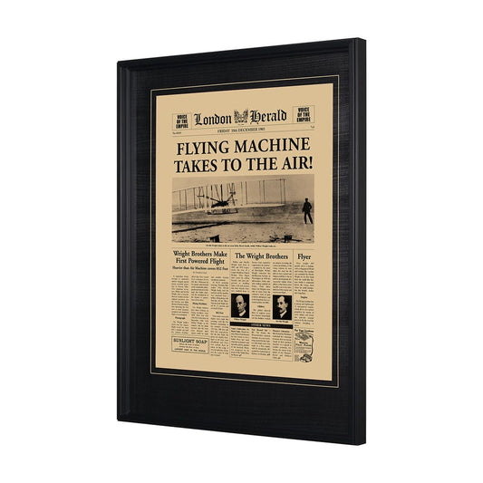 Mercana - Flying Machine Takes to the Air! Hand Embelished Framed Art Photo Matted under Glass - 8894 view 2