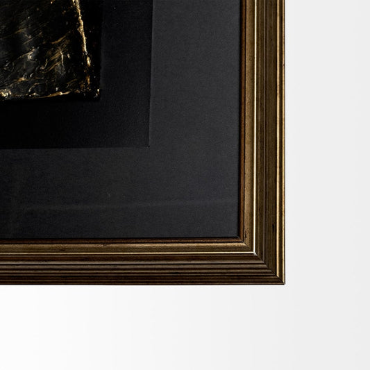 Mercana - Fossil I by Studio M a handmade Original Framed Artwork under Glass - 12818 view 2
