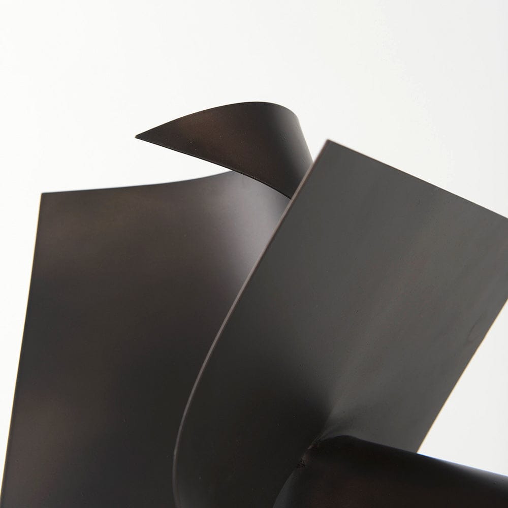 Mercana - Francesca 11.8L x 11.8W x 11.8H Black Metal Sculptural Decorative Object - 69167_CLOSEOUT view 8