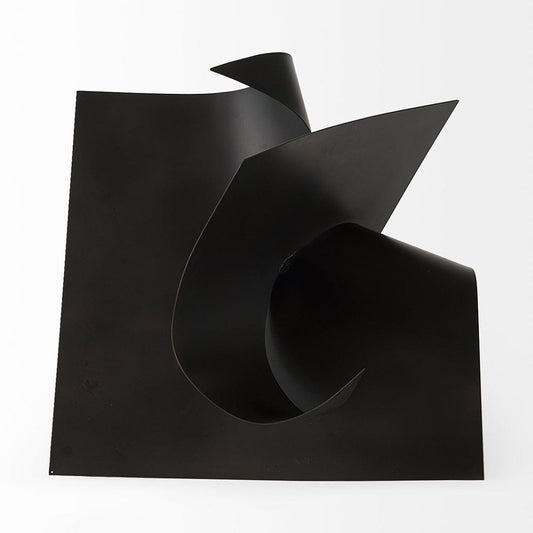 Mercana - Francesca 18.1L x 18.1W x 18.1H Black Metal Sculptural Decorative Object - 69168_CLOSEOUT view 2