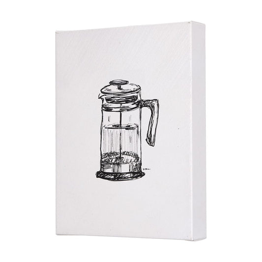 Mercana - French Press by Mercana Studio a Hand Embellished Textured Canvas - 102434-S view 2