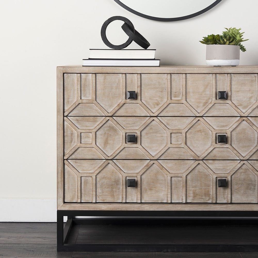 Mercana - Genevieve I 39L x 16W Light Brown Fir Veneer 3 Drawer Accent Cabinet - 69375 view 13