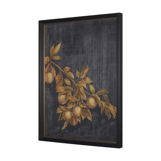Mercana - Gilded Bounty II by Mercana Studio a Hand Embellished Framed Art Print Matted under Glass - 15657 view 2