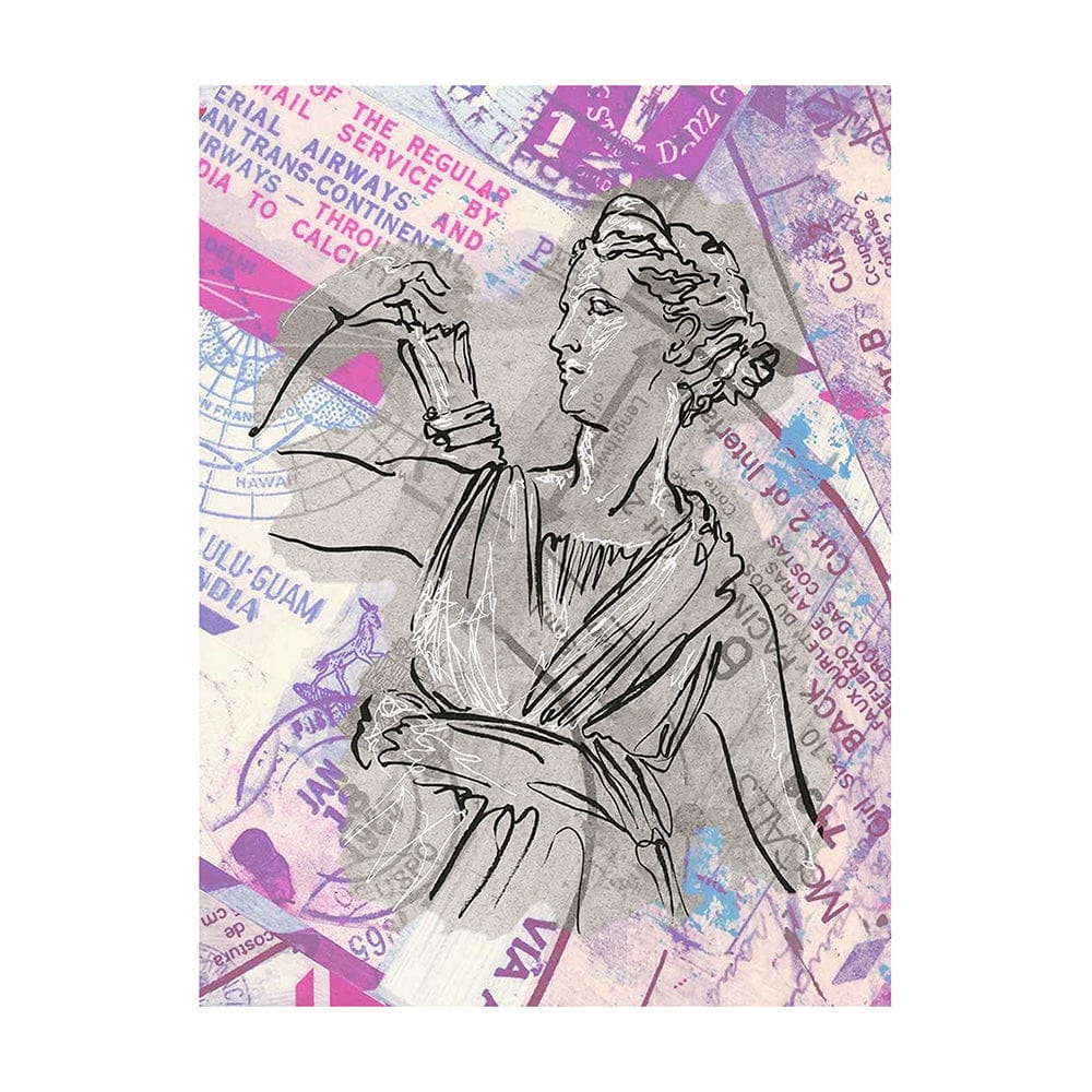 Mercana - Graffiti sculpture I by Mercana Studio a Hand Embellished Textured Canvas - 102377-L view 1