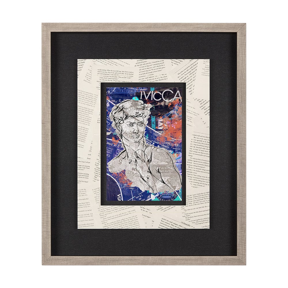 Mercana - Graffiti sculpture III by Mercana Studio Hand Embellished Framed Art Print Matted under Glass - 14516 view 1