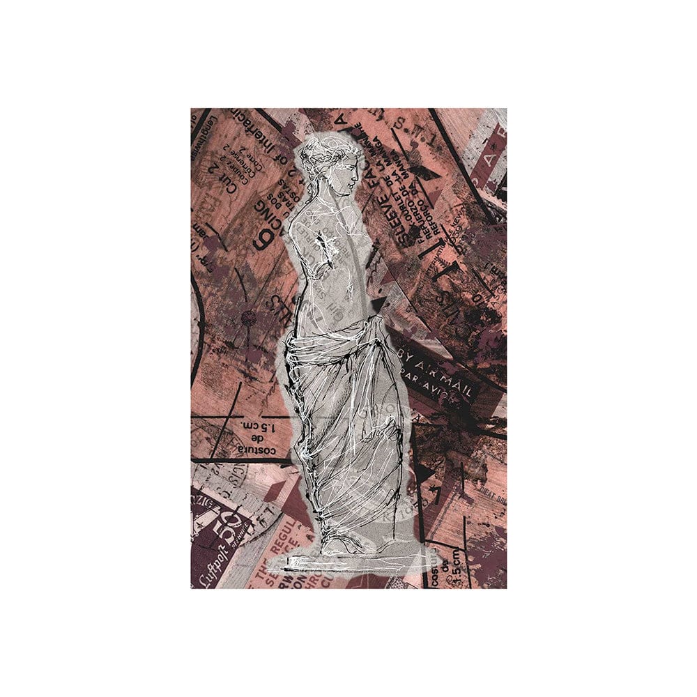 Mercana - Graffiti Sculpture V by Mercana Studio a Hand Embellished Textured Canvas - 102381-S view 1