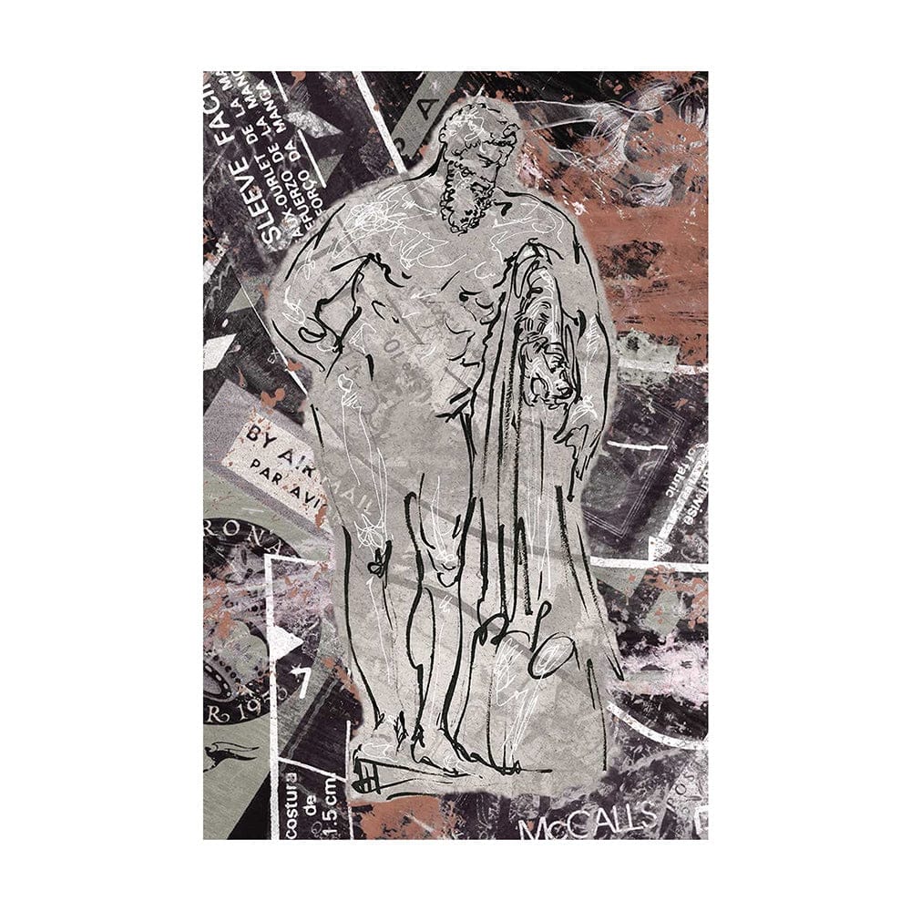 Mercana - Graffiti sculpture VI by Mercana Studio a Hand Embellished Textured Canvas - 102382-L view 1