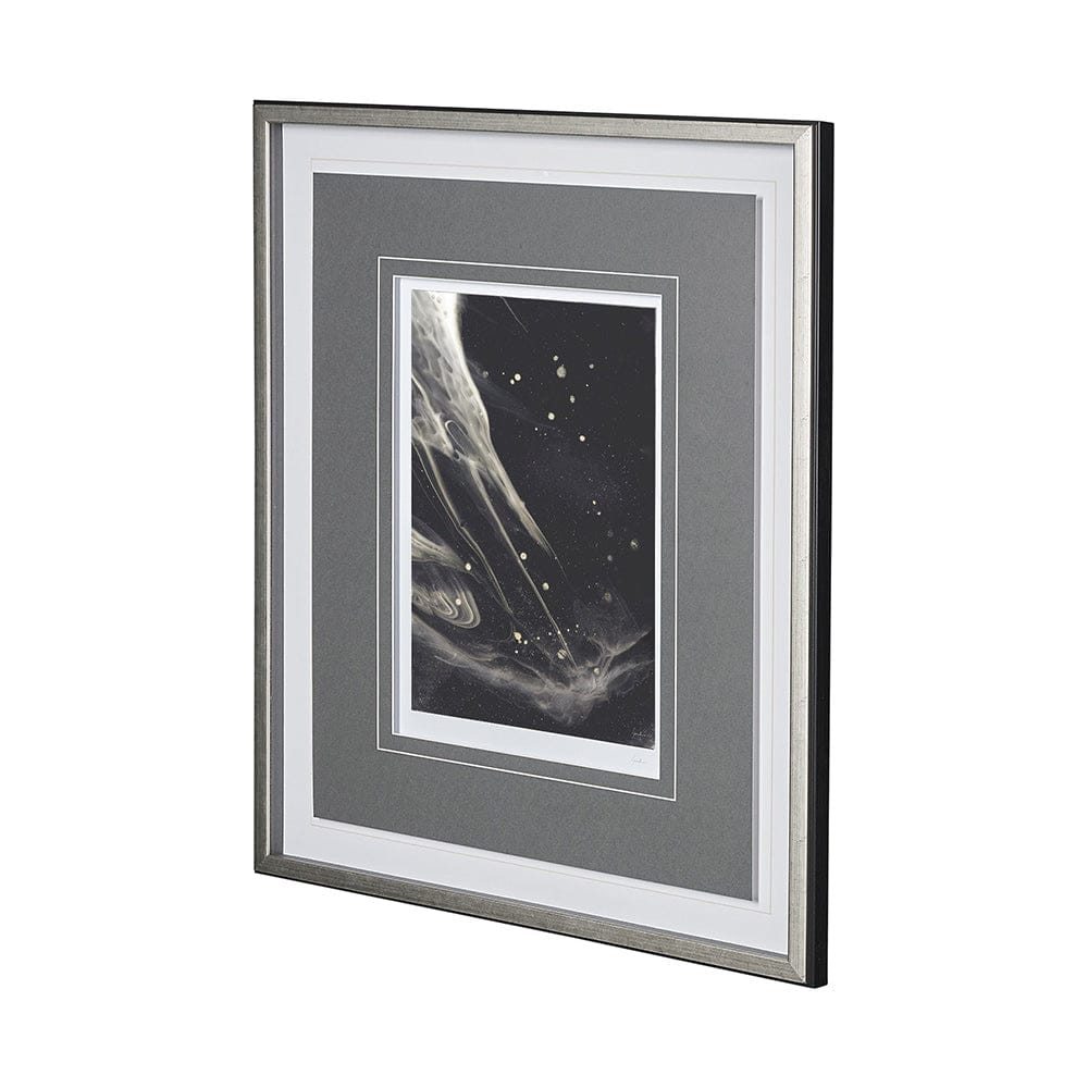 Mercana - Greek Pitch III by Gabrielle Campbell Hand Embellished Textured Framed Art Print Matted under Glass - 13140 view 4