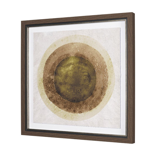 Mercana - Green Eclipse by Mercana Studio Hand Embellished Framed Print under Glass - 15816 view 2