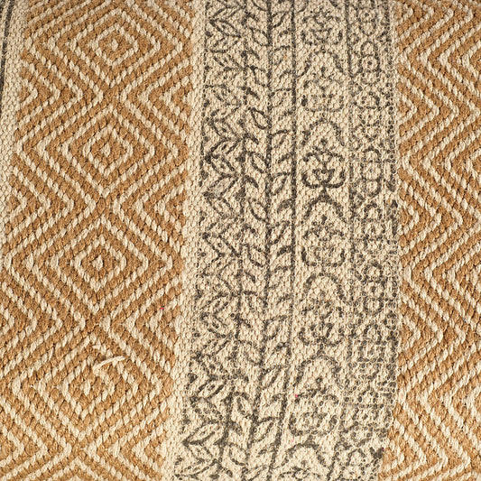 Mercana - Greenfield II 59L x 14W Patterned Tan Upholstered Wood Frame Accent Bench - 67487_CLOSEOUT view 2