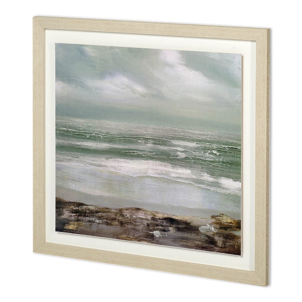 Mercana - GREY DAWN by CAROLINE GOLD a Hand Embellished Textured Framed Art Print - 11955 view 1