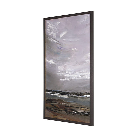 Mercana - Grey Day I by Mercana Studio a Hand Embellished Textured Framed Canvas - 102602-FL view 2