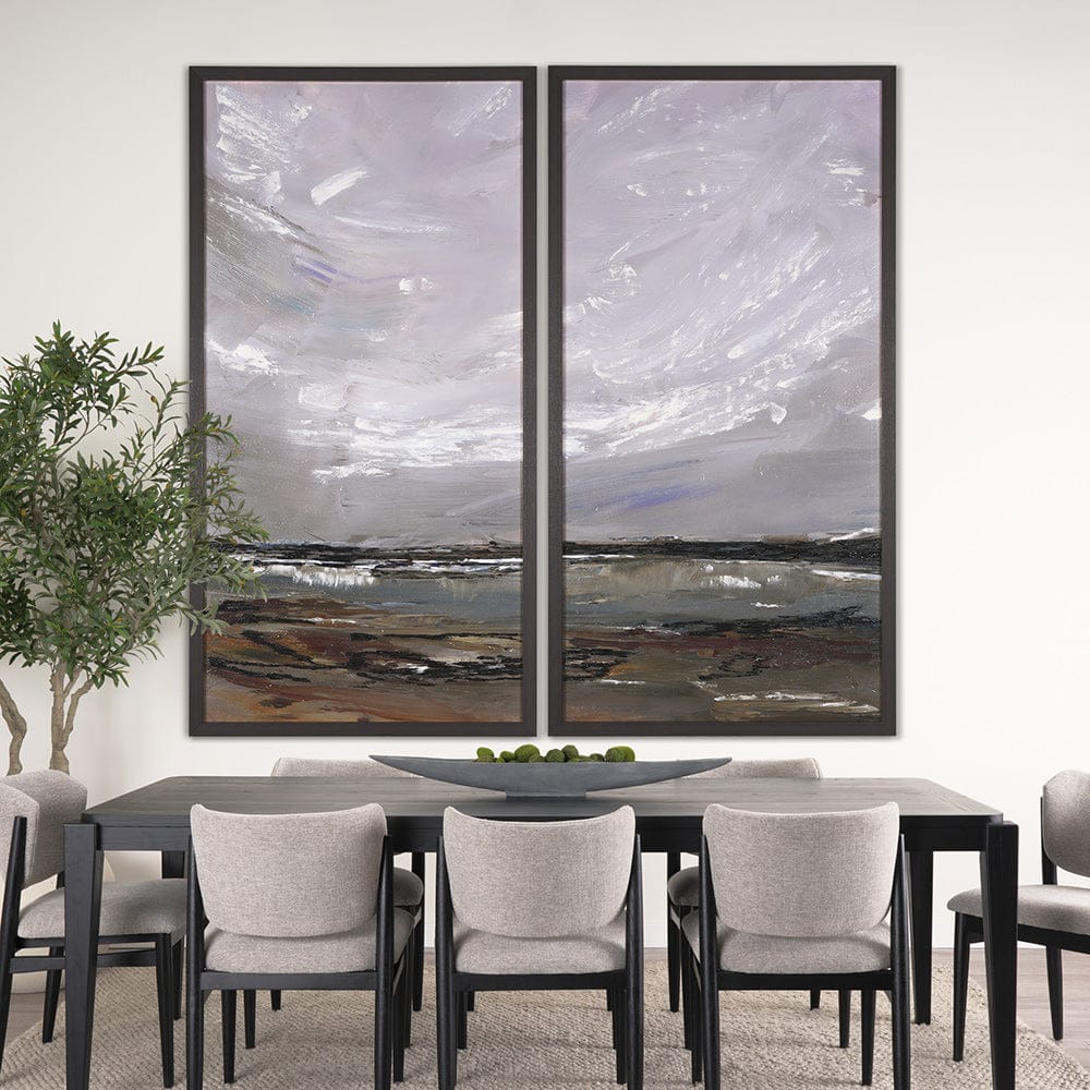 Mercana - Grey Day I by Mercana Studio a Hand Embellished Textured Framed Canvas - 102602-FL view 8