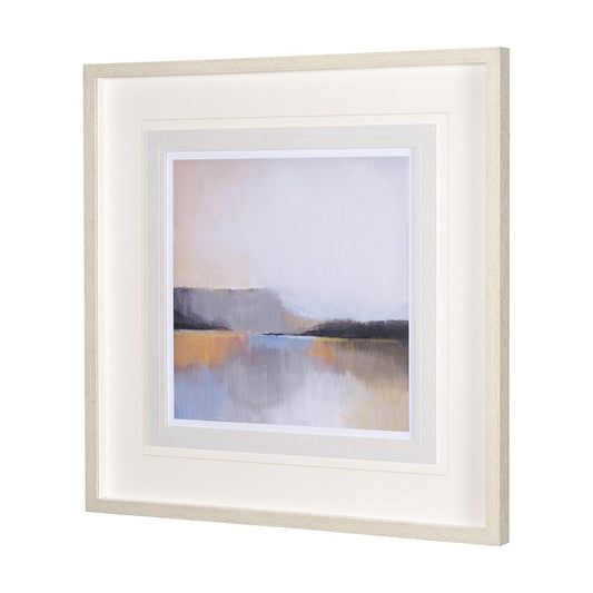 Mercana - Grey Dunes I by Alison Jerry a Hand Embellished Textured Framed Art Print Matted under Glass - 11956 view 2