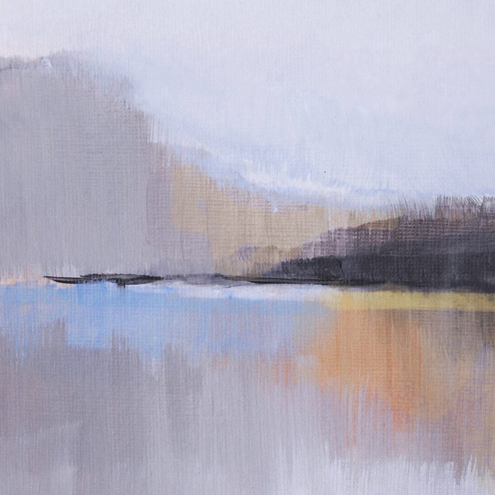 Mercana - Grey Dunes I by Alison Jerry a Hand Embellished Textured Framed Art Print Matted under Glass - 11956 view 7