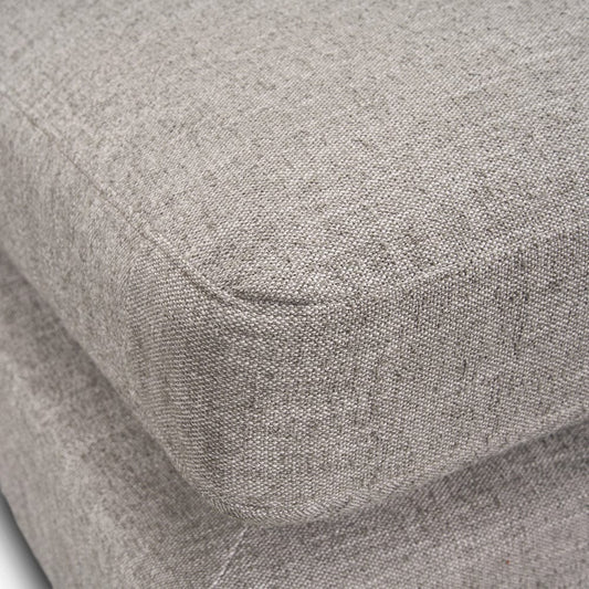 Mercana - Halston Large Ottoman Light Gray Performance Fabric - 70477 view 2