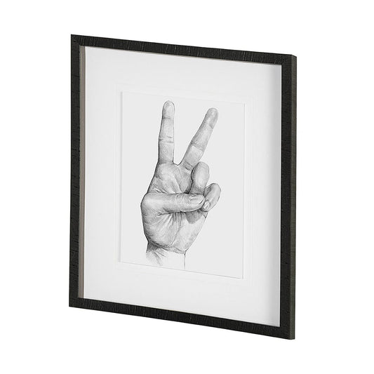 Mercana - Hand Signs II by Jennifer Paxton Parker a Framed Art Print Matted under Glass - 13333 view 2
