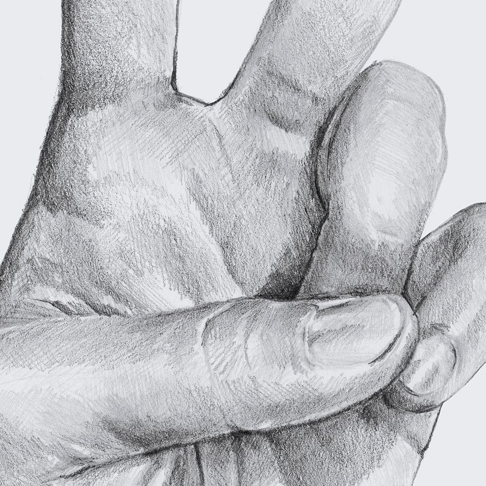 Mercana - Hand Signs II by Jennifer Paxton Parker a Framed Art Print Matted under Glass - 13333 view 7